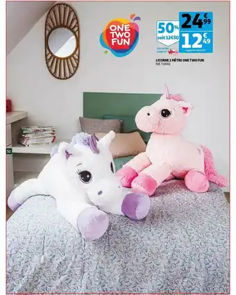 Auchan Licorne 1 Mètre One Two Fun offre