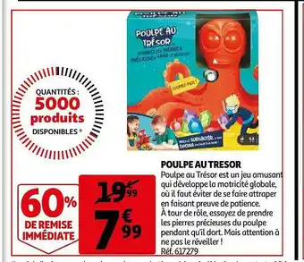 Auchan Poulpe Au Trésor offre