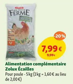 Maxi Zoo ZOLUX Alimentation complémentaire offre