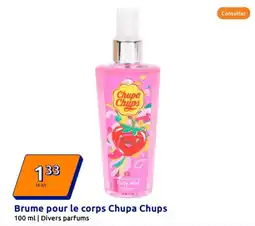 Action CHUPA CHUPS sBrume pour le corps offre