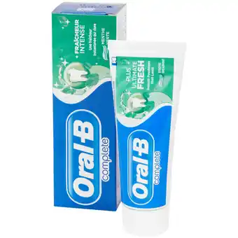 Action ORAL-B Dentifrice Complete Ultimate Fresh offre