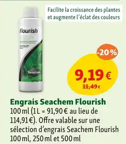 Maxi Zoo SEACHEM FLOURISH Engrais offre