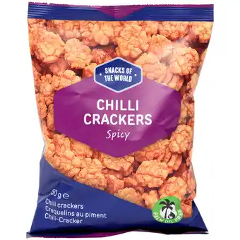 Action Craquelins au piment Snacks of the World offre