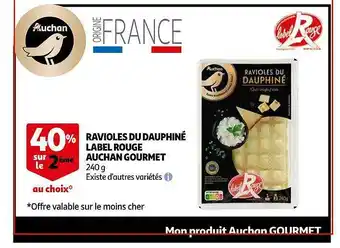 Auchan Ravioles Du Dauphiné Label Rouge Auchan Gourmet offre