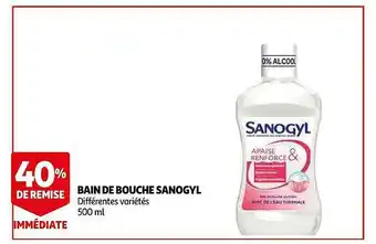 Auchan Bain De Bouche Sanogyl offre