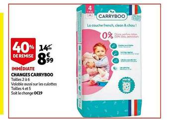 Auchan Changes Carryboo offre