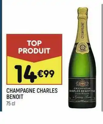 Leader Price Champagne Charles Benoit offre