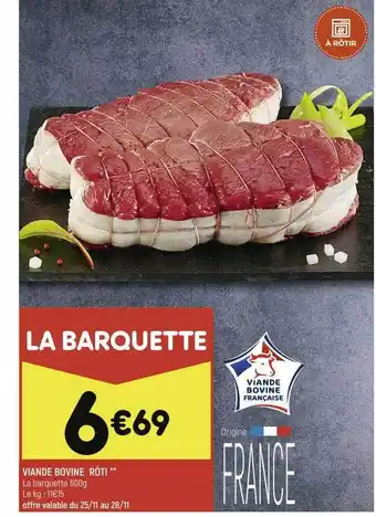 Leader Price Viande Bovine Rôti offre