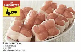 Veau Paupiette X4