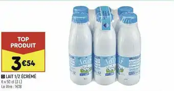Lait 1-2 écrémé