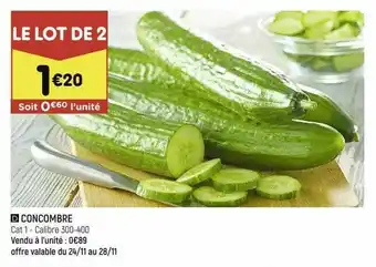 Leader Price Concombre offre