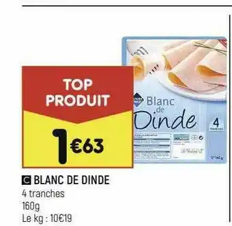 Leader Price Blanc De Dinde offre