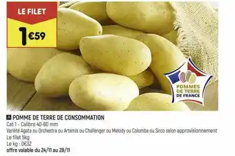 Leader Price Pomme De Terre De Consommation offre