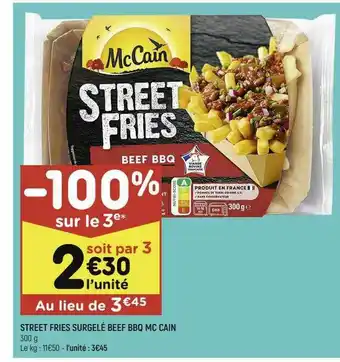 Street Fries Surgelé Beef Bbq Mc Cain