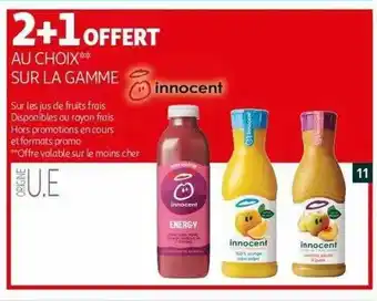 Auchan La Gamme Innocent offre