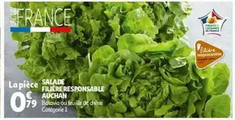 Auchan Salade Filière Responsable Auchan offre