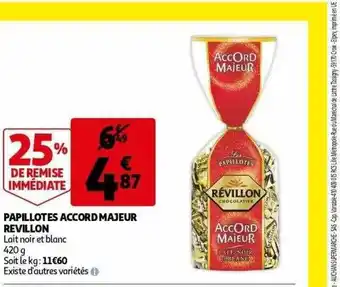 Auchan Papillotes Accord Majeur Révillon offre