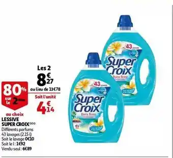 Auchan Lessive Super Croix offre