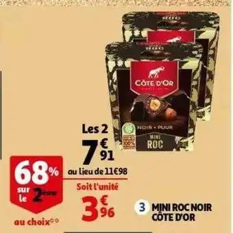 Auchan Mini Roc Noir Côte D'or offre