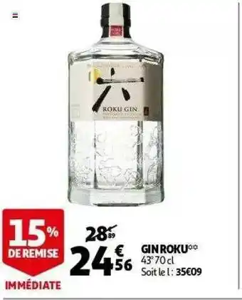 Auchan Gin Roku offre
