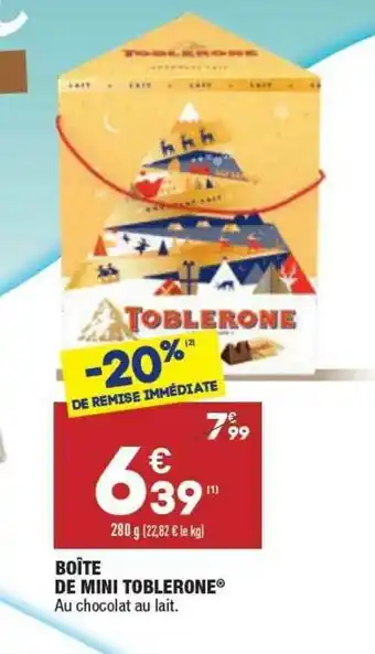 ALDI Boîte De Mini Toblerone offre