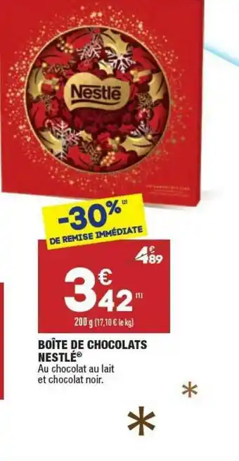 ALDI Boîte De Chocolats Nestlé offre