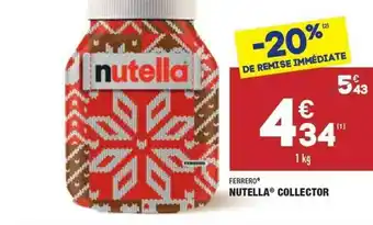 ALDI Nutella Collector Ferrero offre