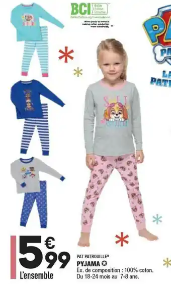 Pyjama Pat Patrouille