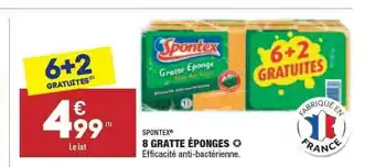 ALDI 8 Gratte éponges Spontex offre