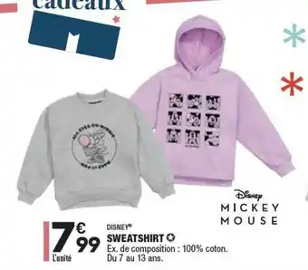 ALDI Sweatshirt Disney offre