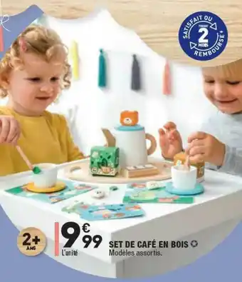 ALDI Set De Café En Bois offre