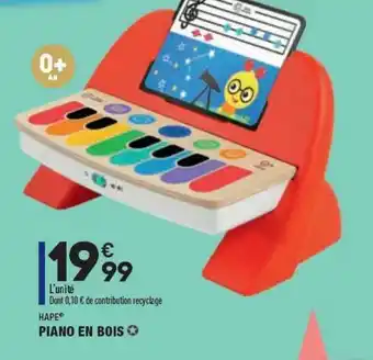 ALDI Piano En Bois offre