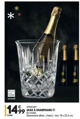 ALDI Seau à Champagne Spiegelau offre