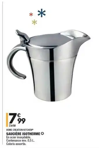 ALDI Saucière Isotherme Home Creation Kitchen offre