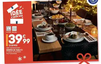 ALDI Service De Table Home Creation Kitchen offre