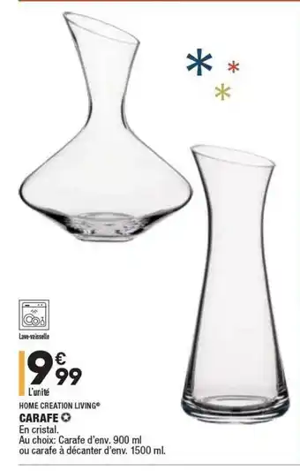 ALDI Carafe Home Creation Living offre