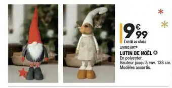 ALDI Lutin De Noël Living Art offre
