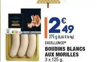 ALDI Boudins Blancs Aux Morilles Excellence offre