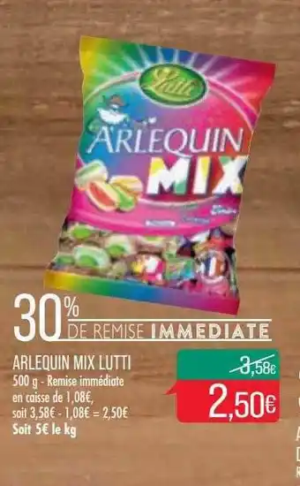 Match Arlequin Mix Lutti offre