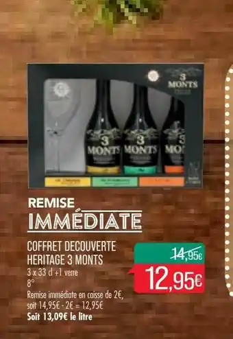 Match Coffret Découverte Héritage 3 Monts offre