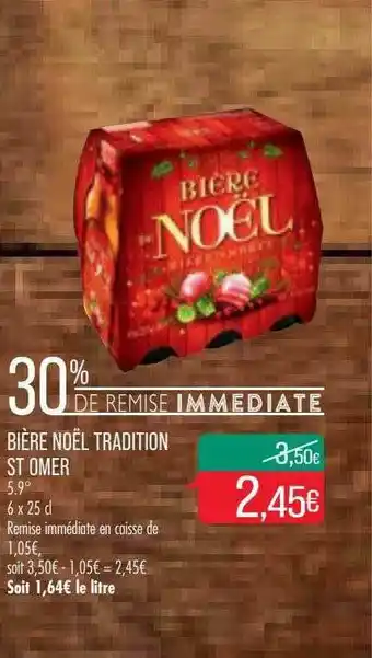 Match Bière Noël Tradition St Omer offre