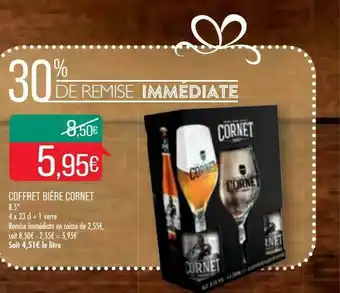 Match Coffret Bière Cornet offre