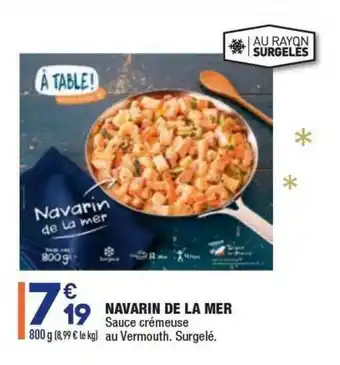ALDI Navarin De La Mer offre