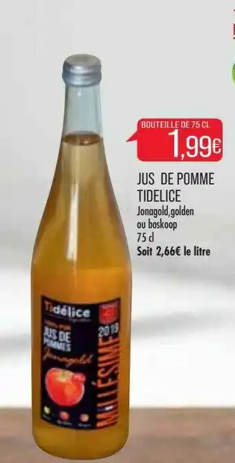 Match Jus De Pomme Tidélice offre