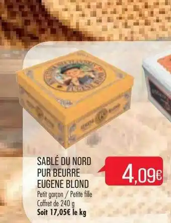 Match Sablé Du Nord Pur Beurre Eugène Blond offre