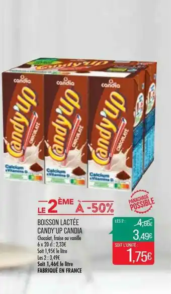 Match Boisson Lactée Cady'up Candia offre