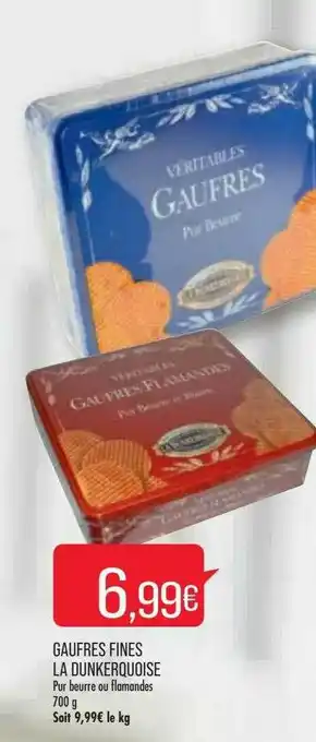 Match Gaufres Fines La Dunkerquoise offre