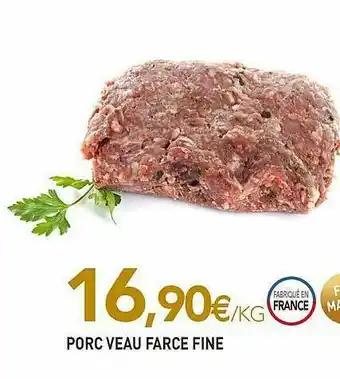 naturéO Porc Veau Farce Fine offre