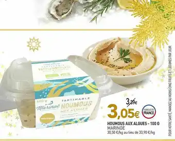 naturéO Houmous Aux Algues Marinoë - 100 G offre
