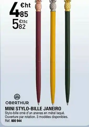Mini Stylo-bille Janeiro Oberthur